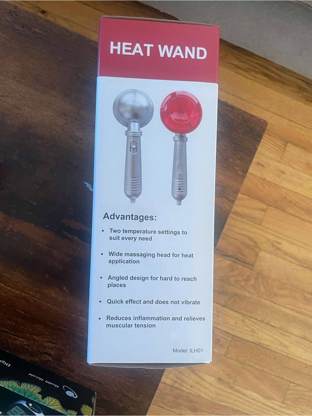 Heat Wand Handheld Heat Massager - Red